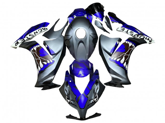 2012-2016 Blue Grey Matte Black Shark Honda CBR1000RR Motorcycle Fairings UK