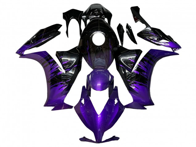 2012-2016 Purple Glossy Black Honda CBR1000RR Motorcycle Fairings UK