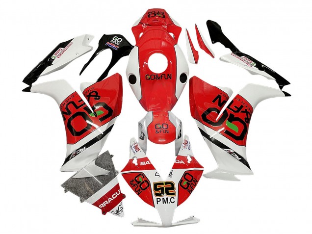 2012-2016 White Red Black Go Fun Honda CBR1000RR Motorcycle Fairings UK