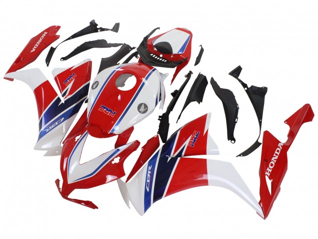 2012-2016 White Red Blue Honda CBR1000RR Motorcycle Fairing Kits UK