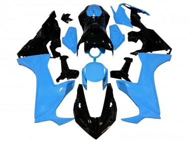 Buy 2017-2024 Blue Glossy Black Honda CBR1000RR Motorcycle Fairings UK