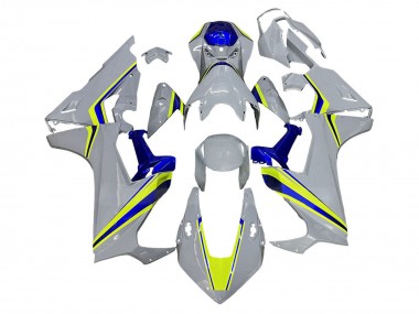 Buy 2017-2024 White Yellow Blue Honda CBR1000RR Motorcycle Fairings UK