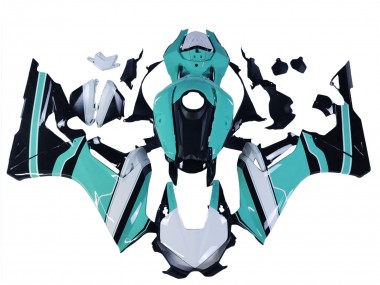 Buy 2017-2024 White Light Blue Glossy Black Honda CBR1000RR Motorcycle Fairings UK