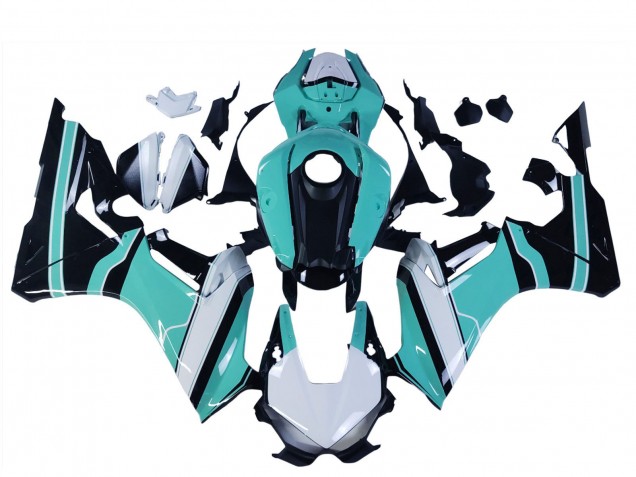 2017-2024 White Light Blue Glossy Black Honda CBR1000RR Motorcycle Fairings UK