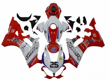 Buy 2017-2024 White Red Blue 25 Honda CBR1000RR Motorcycle Fairings UK