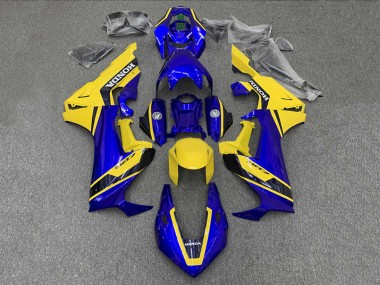 Buy 2017-2024 Yellow Blue Honda CBR1000RR Motorcycle Fairings UK