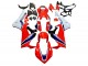 2017-2024 White Red Blue Honda CBR1000RR Motorcycle Fairing Kits UK