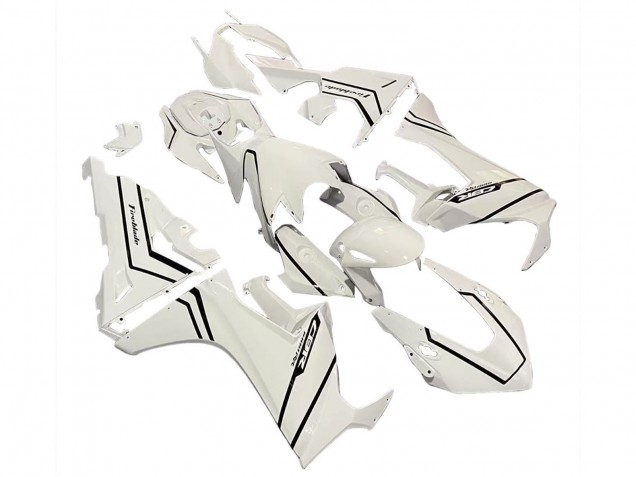 2017-2024 White with Black Stripe Fireblade Honda CBR1000RR Motorcycle Fairings UK