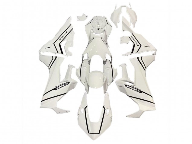 2017-2024 White with Black Stripe Fireblade Honda CBR1000RR Motorcycle Fairings UK