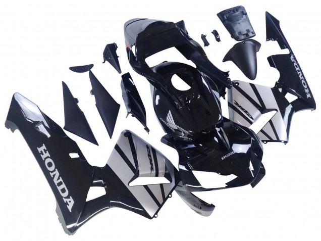 2003-2004 Silver Glossy Black Honda CBR600RR Motorcycle Fairings UK