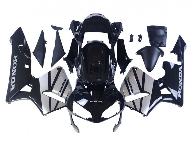 2003-2004 Silver Glossy Black Honda CBR600RR Motorcycle Fairings UK