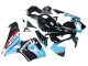 2003-2004 Light Blue Red Glossy Black Dunlop Honda CBR600RR Motorcycle Fairings UK