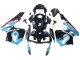 2003-2004 Light Blue Red Glossy Black Dunlop Honda CBR600RR Motorcycle Fairings UK