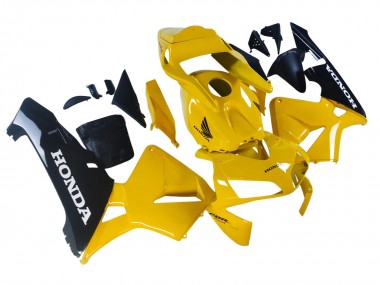 Buy 2003-2004 Yellow Glossy Black Honda CBR600RR Motorcycle Fairings UK