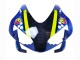 2003-2004 Blue Neon Yellow Glossy Black Shark Honda CBR600RR Motorcycle Fairings UK