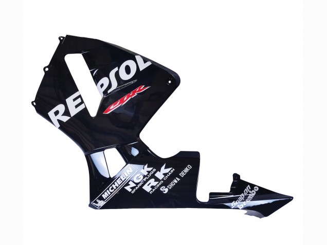 2003-2004 Glossy Black White Repsol Honda CBR600RR Motorcycle Fairings UK
