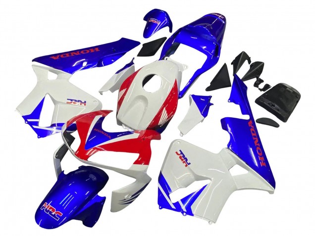 2003-2004 White Blue Red HRC Honda CBR600RR Motorcycle Fairings UK