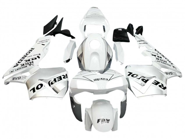 2003-2004 White Silver Black Repsol Honda CBR600RR Motorcycle Fairings UK