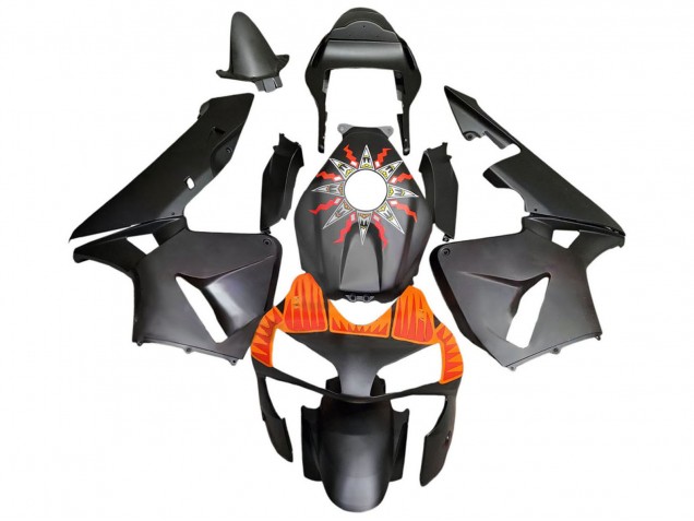 2003-2004 Matte Black Orange Honda CBR600RR Motorcycle Fairings UK
