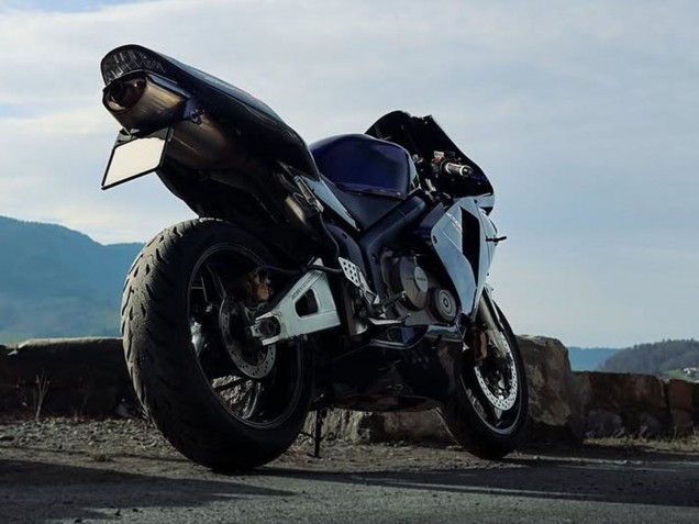 2003-2004 Dark Blue Glossy Black Honda CBR600RR Motorcycle Fairings UK