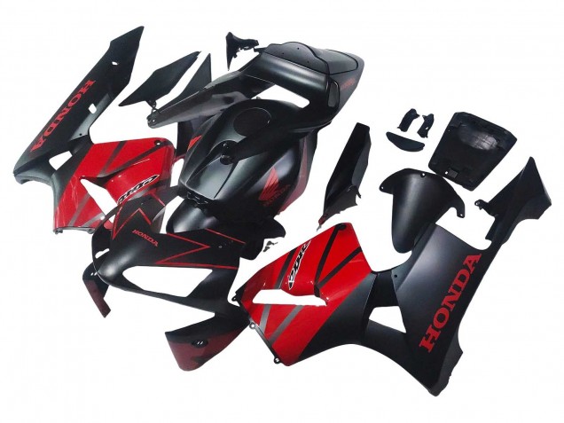 2003-2004 Red Glossy Black Matte Black Honda CBR600RR Motorcycle Fairings UK