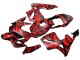 2003-2004 Black Red Grey Camouflage Honda CBR600RR Motorcycle Fairings UK