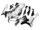 2003-2004 White Matte Black Racing Honda CBR600RR Motorcycle Fairings UK