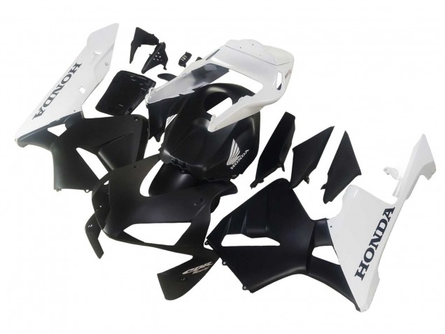 2003-2004 White Matte Black Honda CBR600RR Motorcycle Fairings UK