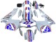 2003-2004 White Red Blue Honda CBR600RR Motorcycle Fairings UK
