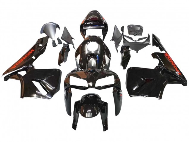 2005-2006 Glossy Black Honda CBR600RR Motorcycle Fairings UK