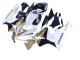 2005-2006 Gold White Black Honda CBR600RR Motorcycle Fairings UK