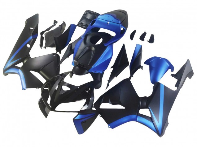 2005-2006 Black Blue Honda CBR600RR Motorcycle Fairings UK