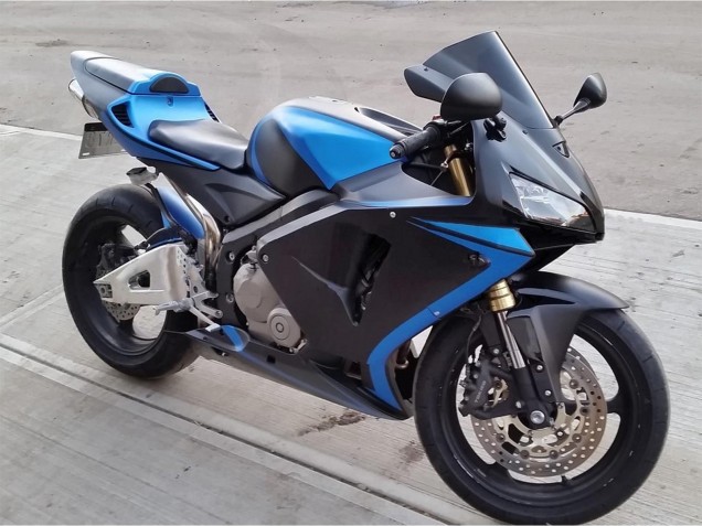 2005-2006 Black Blue Honda CBR600RR Motorcycle Fairings UK