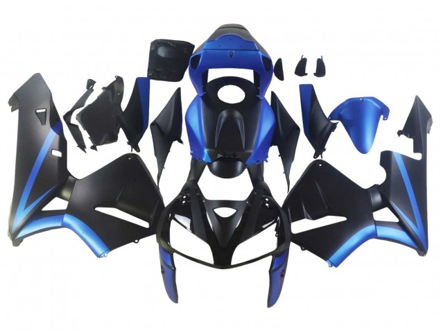 2005-2006 Black Blue Honda CBR600RR Motorcycle Fairings UK