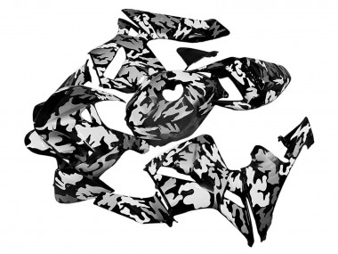 Buy 2005-2006 Black White Grey Camouflage Honda CBR600RR Motorcycle Fairings UK