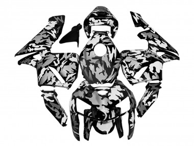 Buy 2005-2006 Black White Grey Camouflage Honda CBR600RR Motorcycle Fairings UK