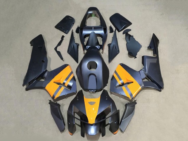 2005-2006 Black Yellow Honda CBR600RR Motorcycle Fairings UK