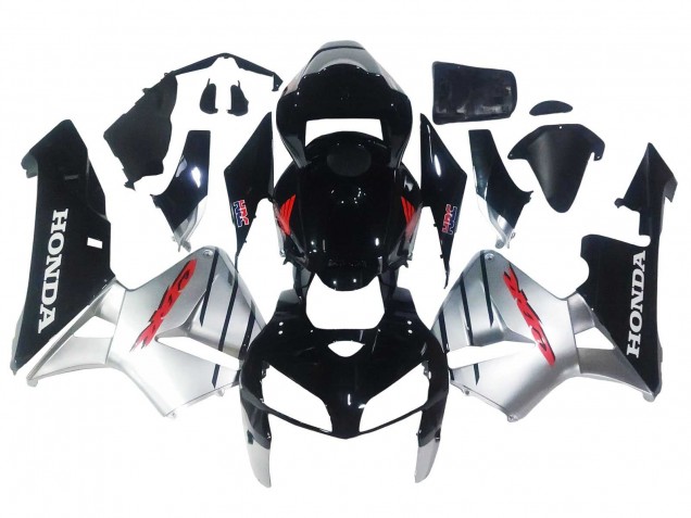 2005-2006 Silver Black Honda CBR600RR Motorcycle Fairings UK