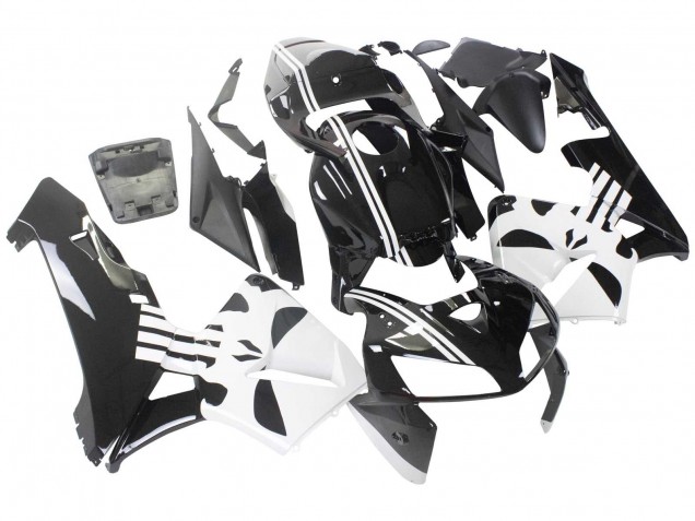 2005-2006 Black White Honda CBR600RR Motorcycle Fairing UK
