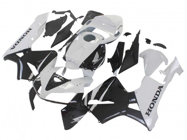 2005-2006 Black White Honda CBR600RR Motorcycle Fairings UK