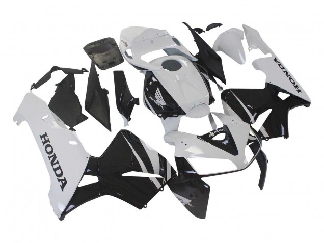 2005-2006 Black White Honda CBR600RR Motorcycle Fairings UK