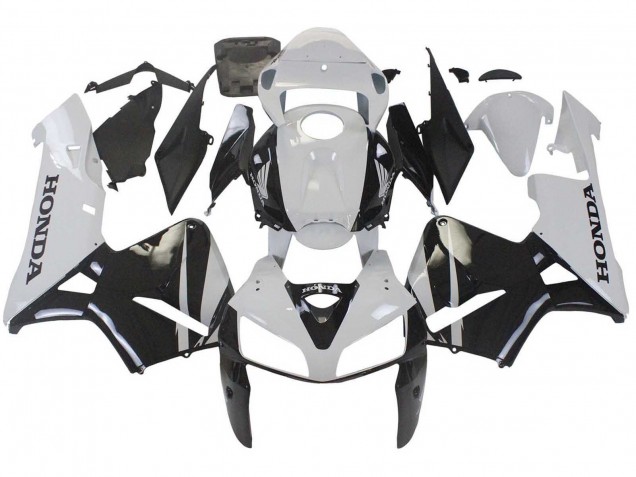 2005-2006 Black White Honda CBR600RR Motorcycle Fairings UK