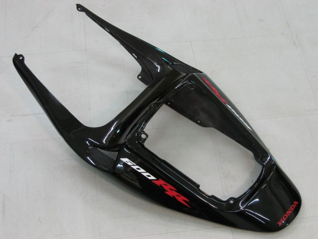 2005-2006 Glossy Black White West Honda CBR600RR Motorcycle Fairings UK