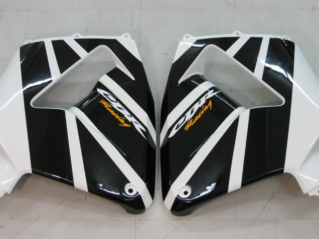 2005-2006 Black White Racing Honda CBR600RR Motorcycle Fairings UK