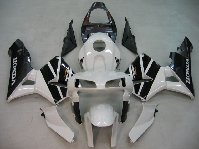 2005-2006 Black White Racing Honda CBR600RR Motorcycle Fairings UK