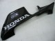 2005-2006 Glossy Black Grey Flame Honda CBR600RR Motorcycle Fairings UK