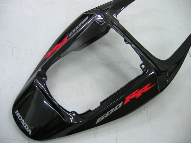2005-2006 Glossy Black Grey Flame Honda CBR600RR Motorcycle Fairings UK