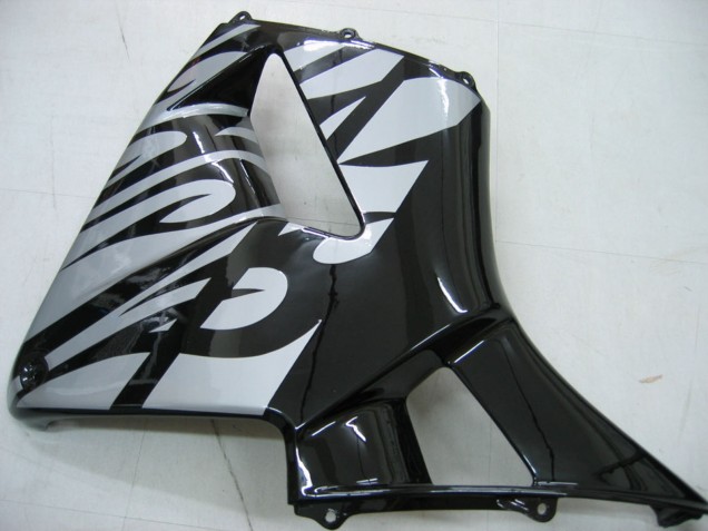 2005-2006 Glossy Black Grey Flame Honda CBR600RR Motorcycle Fairings UK