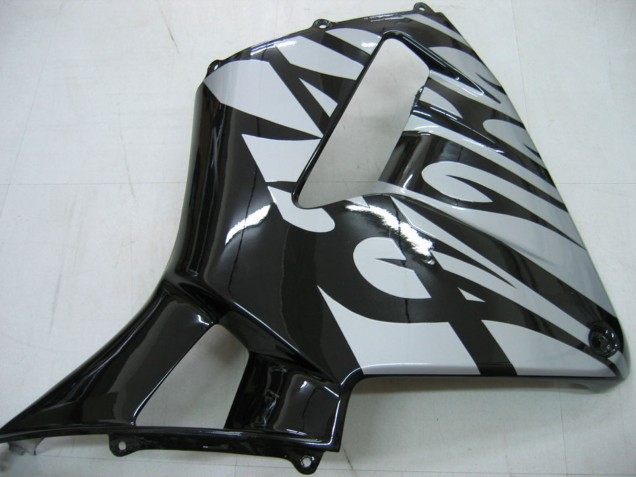 2005-2006 Glossy Black Grey Flame Honda CBR600RR Motorcycle Fairings UK
