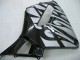 2005-2006 Glossy Black Grey Flame Honda CBR600RR Motorcycle Fairings UK